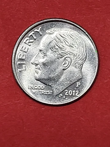 2012p Roosevelt Dime Mint Errors Cover