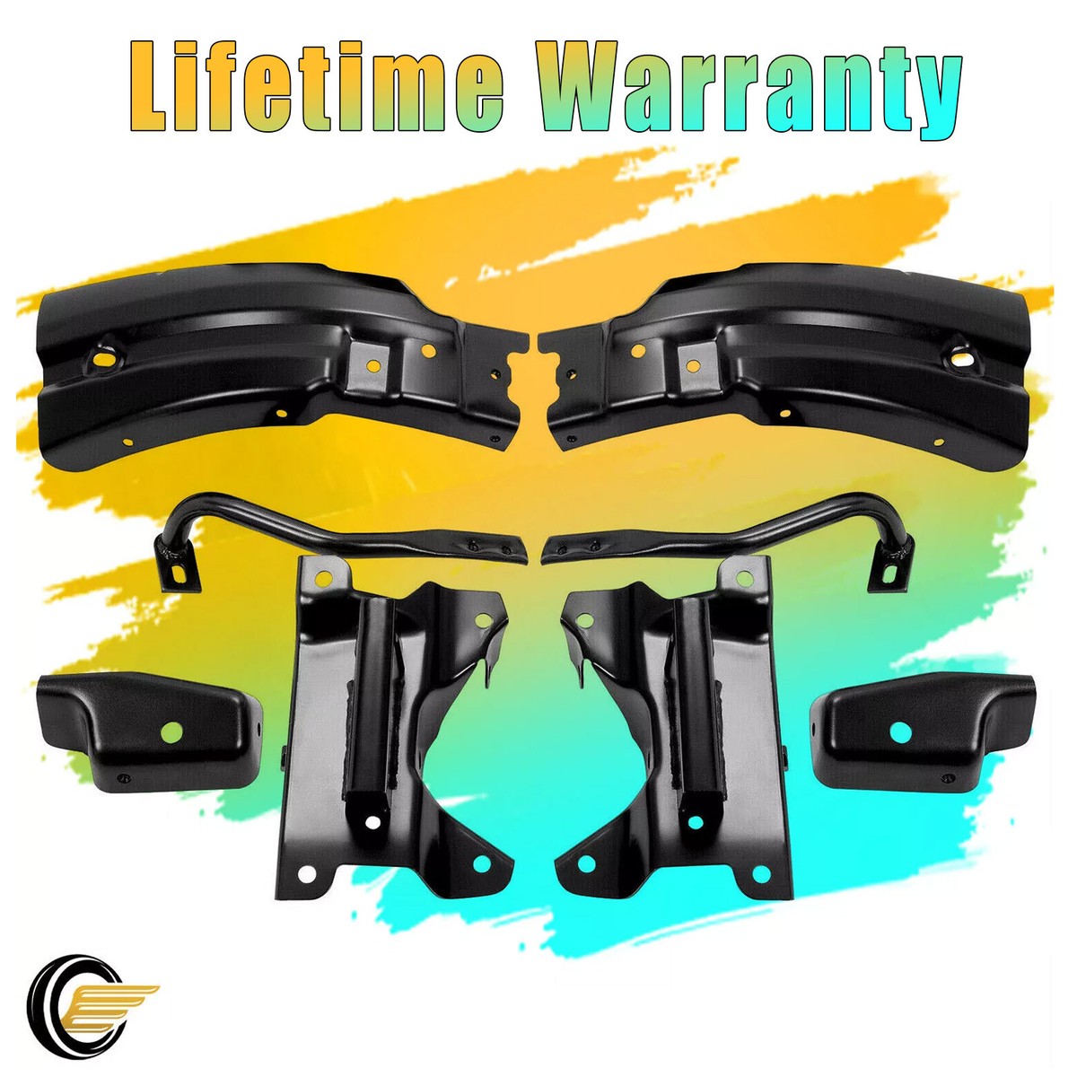 Calcomanías Adhesivas 3D Elevadas Y Fuertes Para Silverado 1500 2500Hd 3500Hd, Color Negro Brillante