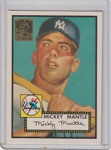Mickey Mantle Commemorative Reprints 1952 Topps #2 Mickey Mantle