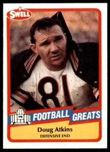 1989 Hall of Fame RED #111 Doug Atkins HOF RARE Chicago Bears / Tennessee Vols - Picture 1 of 3