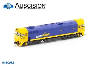 Auscision (N80-13) 8033 Pacific National - Blue/Yellow - N Scale - Image 1 of 3