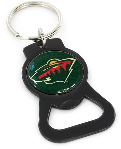MINNESOTA WILD - BOTTLE OPENER KEYCHAIN - BRAND NEW - NHL-BK-702-31-BK Cover