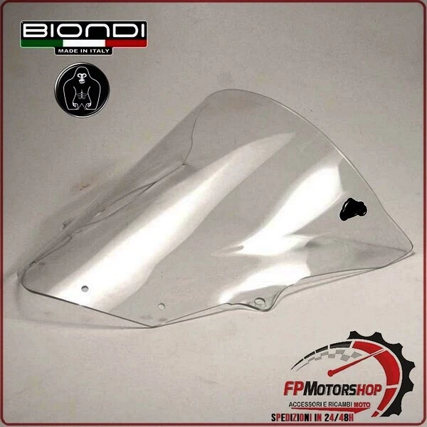 CUPOLINO PARABREZZA MOTO PER KAWASAKI NINJA ZX10R 2008> TRASPARENTE BIONDI ZX6R - Immagine 1 di 4