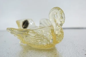 Cambridge Yellow Small Swan 3.5" with Sticker - Picture 1 of 10
