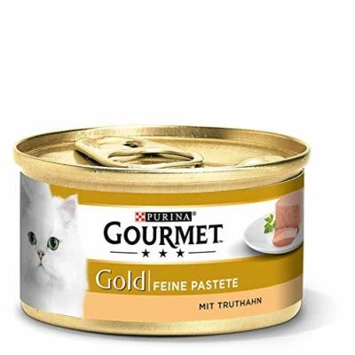 Purina Gourmet Gold Feine Pastete Truthahn Katzennassfutter Dose 12 x 85 g - Bild 1 von 4