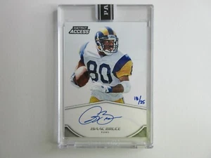 2020 Panini Instant Access Signature NFL Hall of Fame Isaac Bruce AUTO SSP 18/25 - Picture 1 of 3