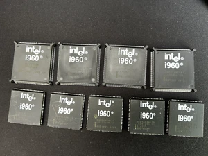 Intel i960 RISC CPU lot of 9x IC Collectors items, as is - Photo 1/12