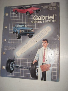 1985 GABRIEL ShockS & Struts Catalog, 166 pages, # 1212955E - Bild 1 von 2