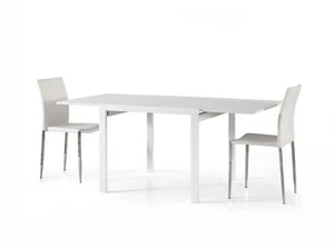 Extendable Rectangular Table White Ash Modern Design Studio - Picture 1 of 5