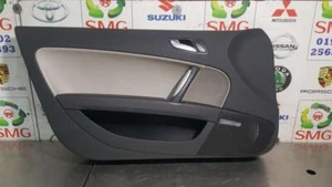 AUDI TT MK2 8J 2007-2014FRONT LEFT PASSENGER DOOR CARD INNER PANEL LEATHER CREAM - Picture 1 of 13