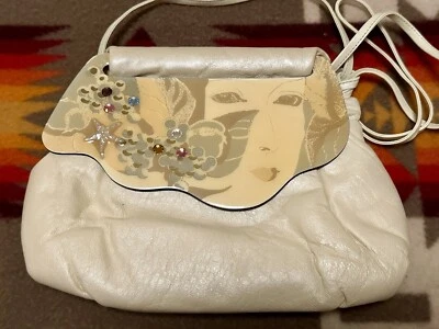 Cartera Bolso Luna Patricia Smith Vintage Años 80 Fechado 1987 10 Pulgadas Elaine Dama Asiática Foto 1 de 4