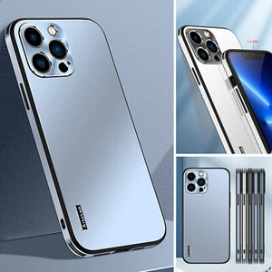 For iPhone 15 Pro Max 14 13 12 11 Men's Slim Luxury Shockproof Back Case Cover - Photo 1 sur 13