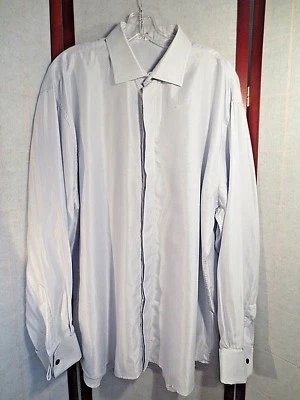 Camisa de vestir Zanella con botones delanteros para hombre talla 44/17,5 GRIS ACANALADO Foto 1 de 4