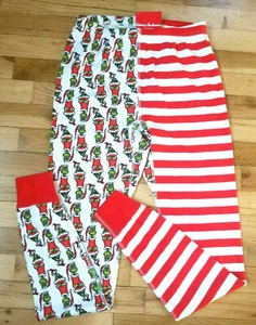 NEU MIT ETIKETT HANNA ANDERSSON PYJAMAHOSE DR. SEUSS GRINCH MIX IT UP STREIFEN UNISEX XS - Bild 1 von 3