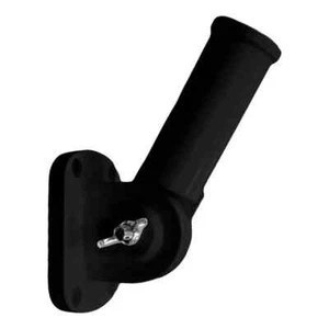 Black Adjustable Aluminum Bracket for Residential Wall Hanging Flag Poles - Picture 1 of 3