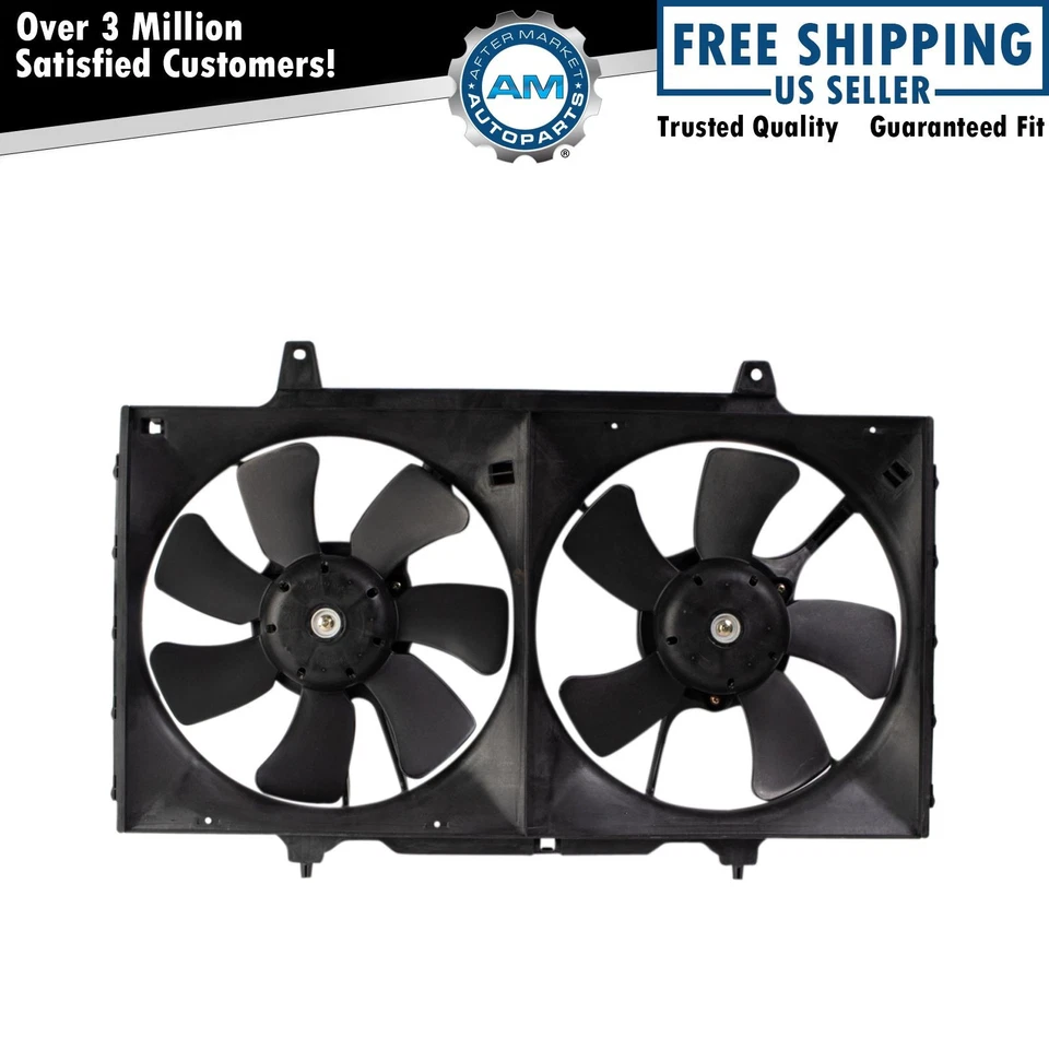Conjunto de ventilador y motor de refrigeración del radiador para 98-01 Nissan Altima 2,4 L Foto 1 de 4