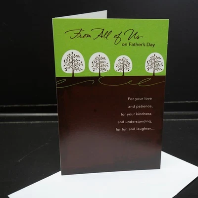 Tarjeta de felicitación del día del padre de todos nosotros American Greetings con sobre nuevo en stock Foto 1 de 4