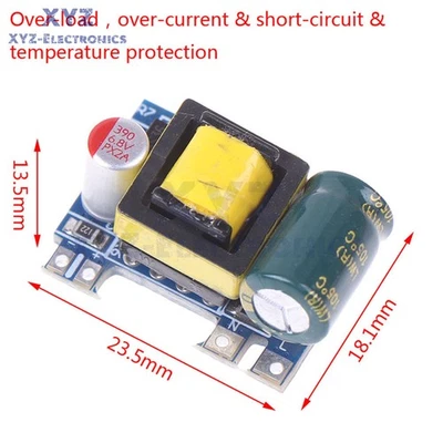 5PCS AC-DC 5V 700mA 3.5W Isolation Switch Step-down Power Supply Module 220V - Image 1 of 4