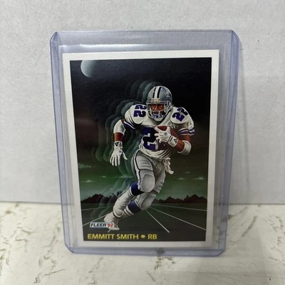 Fleer Emmitt Smith 1992 Dallas Cowboys #475 Foto 1 de 2