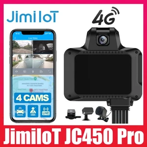 Jimi JC450 4G Cámara para Coche 4 Cámaras Video en Vivo GPS Seguimiento WiFi DVR Grabadora - Imagen 1 de 10