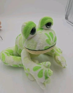 Webkinz Green White Flower Frog Ganz HM703 Stuffed Plush NO CODE - Picture 1 of 9