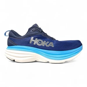 Hoka One One Bondi 8 Blau Herren Größe 9 2E Laufschuhe Turnschuhe 1127953 OSAA - Bild 1 von 12