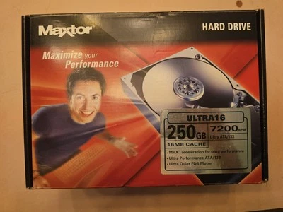 Maxtor Ultra Series 250GB 7200 RPM Ultra ATA/133 Internal Hard Drive New - Image 1 of 4