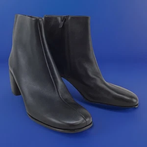 VINCE Nuevas Botas Maggie de Cuero Negro Talla 9.5 (Y048) - Imagen 1 de 5