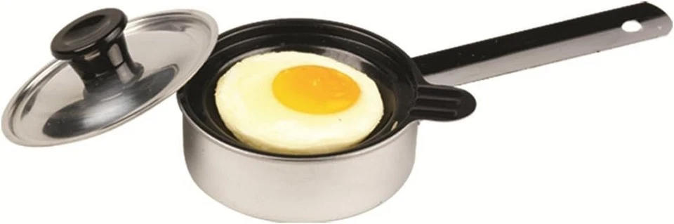 Individual Single Egg Poacher Non Stick Aluminum with Cover (1 Each)