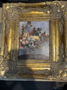 Museum Of France “flowers In A Vase” by Pierre-Auguste Renoir - Picture 1 of 3