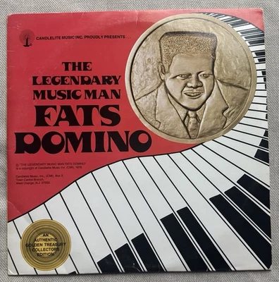 Fats Domino - The Legendary Music Man LP Vinyl - CBS Records P2-13197 - Image 1 of 4