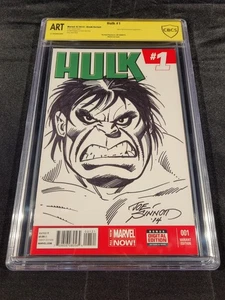 Hulk #1 - Marvel Comics, 2014 - leer - CBCS - signiert und skizziert von Joe Sinnot - Bild 1 von 7