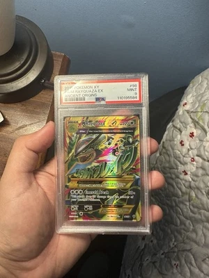 2015 POKEMON XY ANCIENT ORIGINS #98 M RAYQUAZA EX PSA 9 - Image 1 of 2