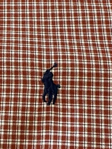 POLO RALPH LAUREN Para Hombre Mangas Largas Algodón a Cuadros Botones Camisa Talla 2XL Grande y Alta - Imagen 1 de 8
