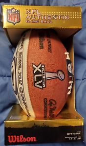 NFL Super Bowl XLV Authentic Game Ball The Duke Football Packers Steelers 2011