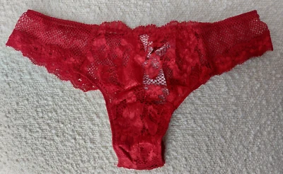 NUEVAS Bragas de Encaje Intimissimi Sensual Christams Rojo Talla S Foto 1 de 3
