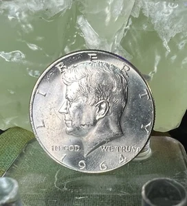 🔥1964 50C Kennedy Half Dollar BU “Last Year/Real Silver Money” PROOF LIKE (B)🔥 - Picture 1 of 7