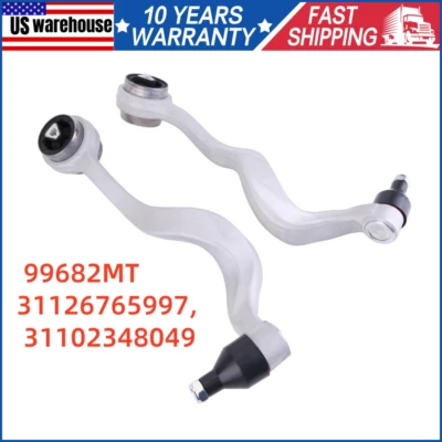  2pc Front Lower Forward Control Arms Set For BMW E63 E64 645Ci 650i M6 99682MT  - Image 1 of 4