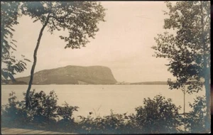 Unposted Vintage Postcard Mount Kineo West Outlet Maine Moosehead Lake Mountains - Picture 1 of 2