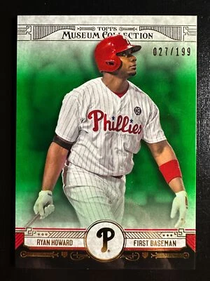 Ryan Howard 2015 Topps Museum Collection Green /199 Philadelphia Phillies #39 - Image 1 of 2