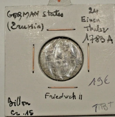 24 EINEN THALER 1783 A - Image 1 of 2