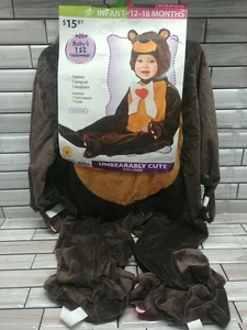 Unbearably Cute Bear Cub /Oso Lindo Toddler Infant Costume Rubies 510438 - Picture 1 of 3