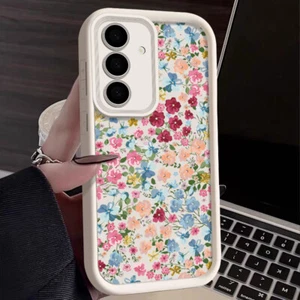 Case For Samsung S25 S24 Ultra S23 A05S A54 A15 A35 A55 Flowers Shockproof Cover - Picture 1 of 19