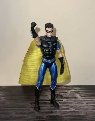 Figura de acción Robin DC 6" Toys R Us exclusivo traje azul Mattel 2007 (Batman) Foto 1 de 4