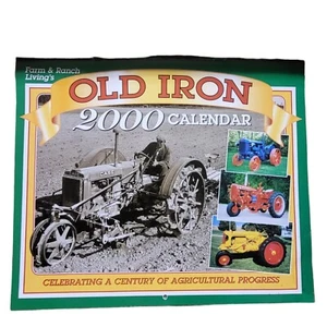 2000 Farm Ranch Living's Old Iron Calendario Estuche Celebrando la Agricultura del Siglo - Imagen 1 de 18