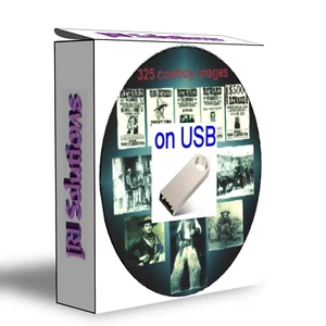 325 old west and cowboy images USB photo collection for Art & Craft - Picture 1 of 2