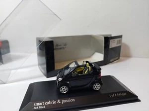 Minichamps Smart Cabrio Passion Minicar Jack Black 1 of 1440 - Picture 1 of 7