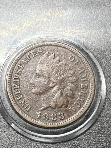 1883  Indian Head Penny VF Super Nice Coin. Free Shipping Cover