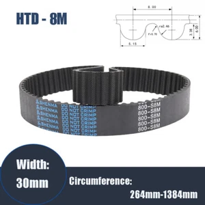 HTD-8M / Zahnriemen Geschlossen/ Breite 30mm/Riemen Closed Belt /Antriebsriemen - Afbeelding 1 van 6