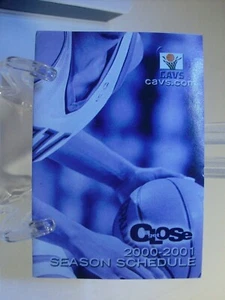 Calendario de bolsillo de baloncesto de los Cleveland Cavaliers 2000-01 (Sch0318) - Imagen 1 de 2